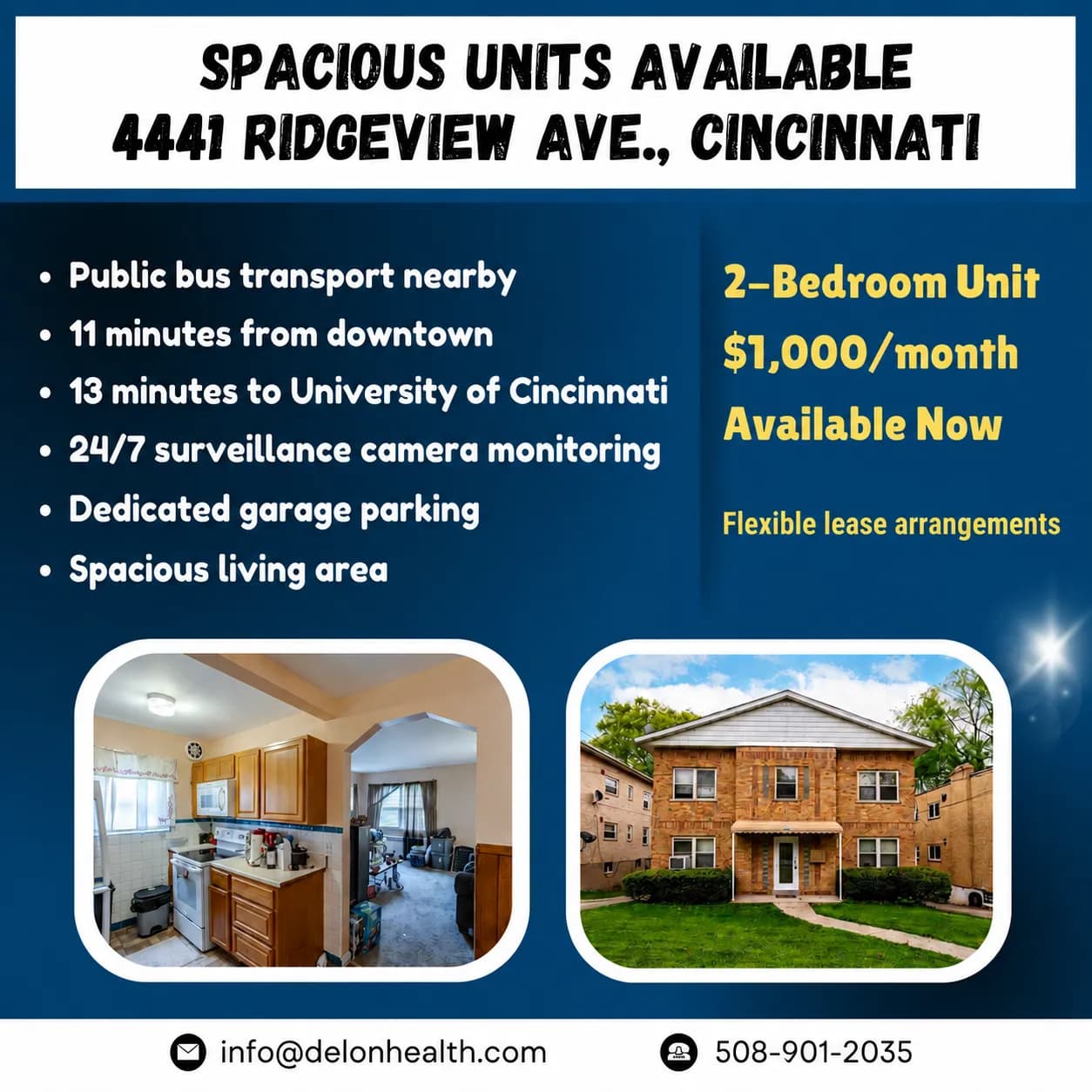 Spacious Units Available At 4441 Ridgeview Ave. Cincinnati