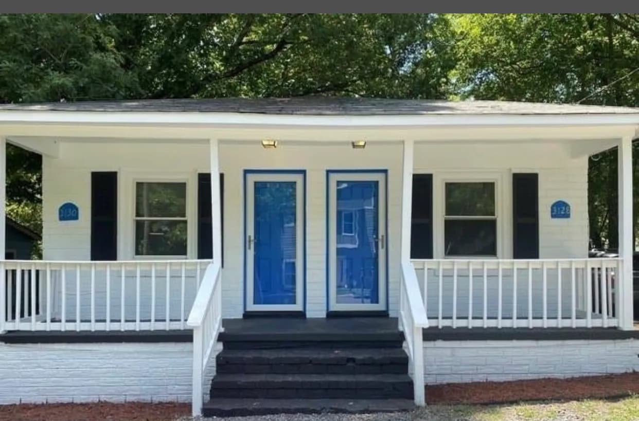 well-maintained 2-bedroom, 1-bath duplex